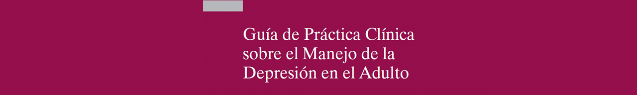 Guía de Práctica Clínica sobre el Manejo de la Depresión…